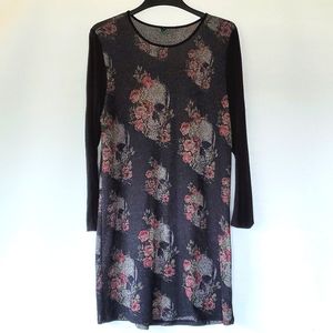 Poliana Plus Floral Skull Tunic/Dress 2x